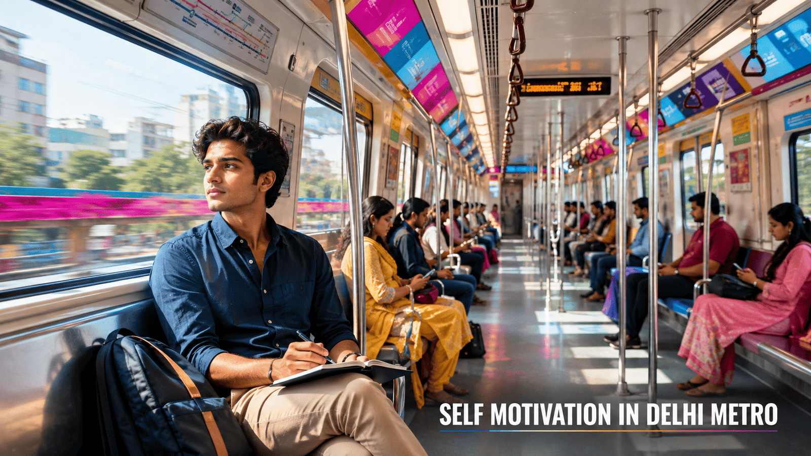 Make Your Delhi Metro Rail Ride Motivational & Worthy - Motivation N You