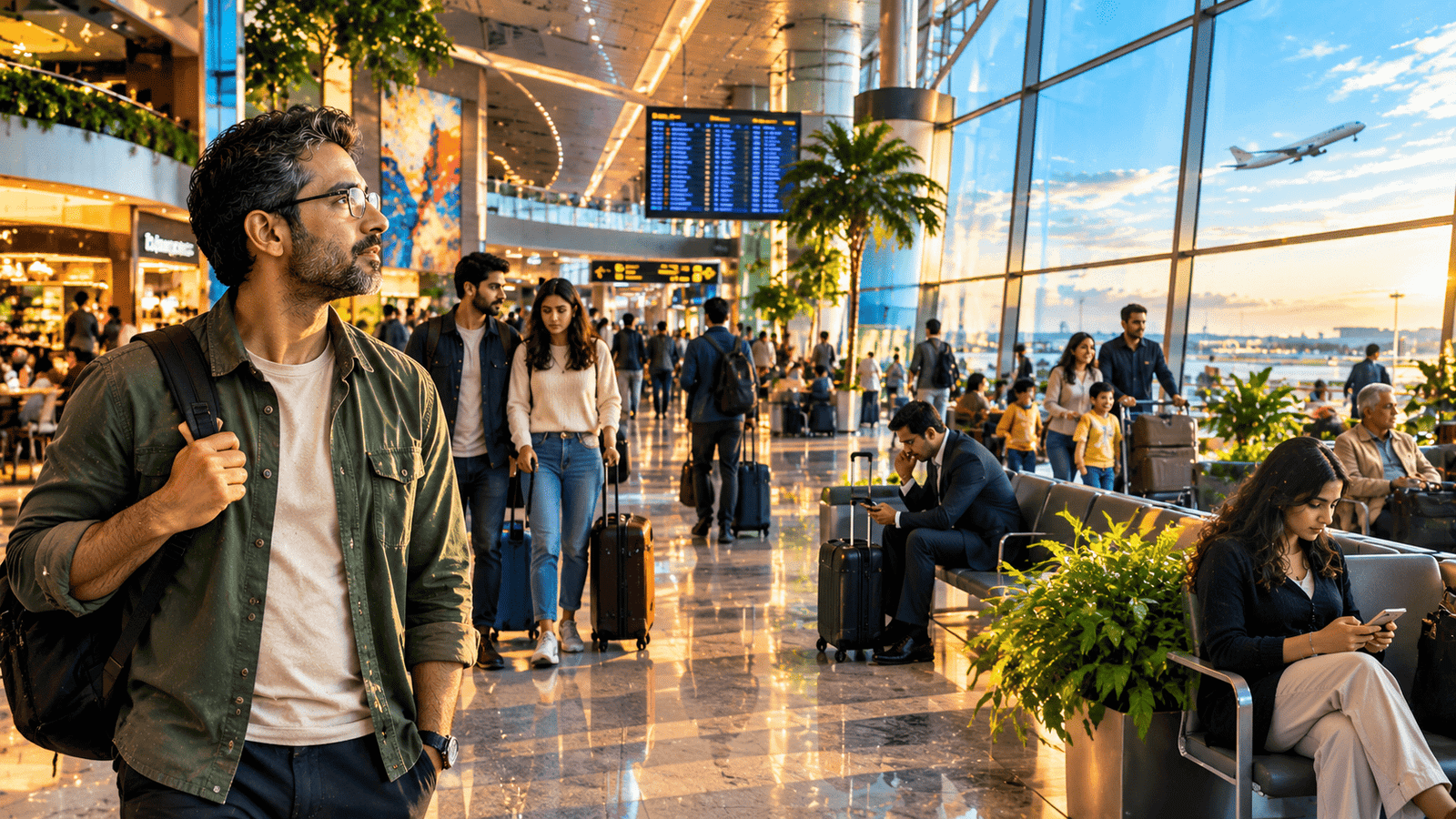 No happiness at airports! Motivation N You